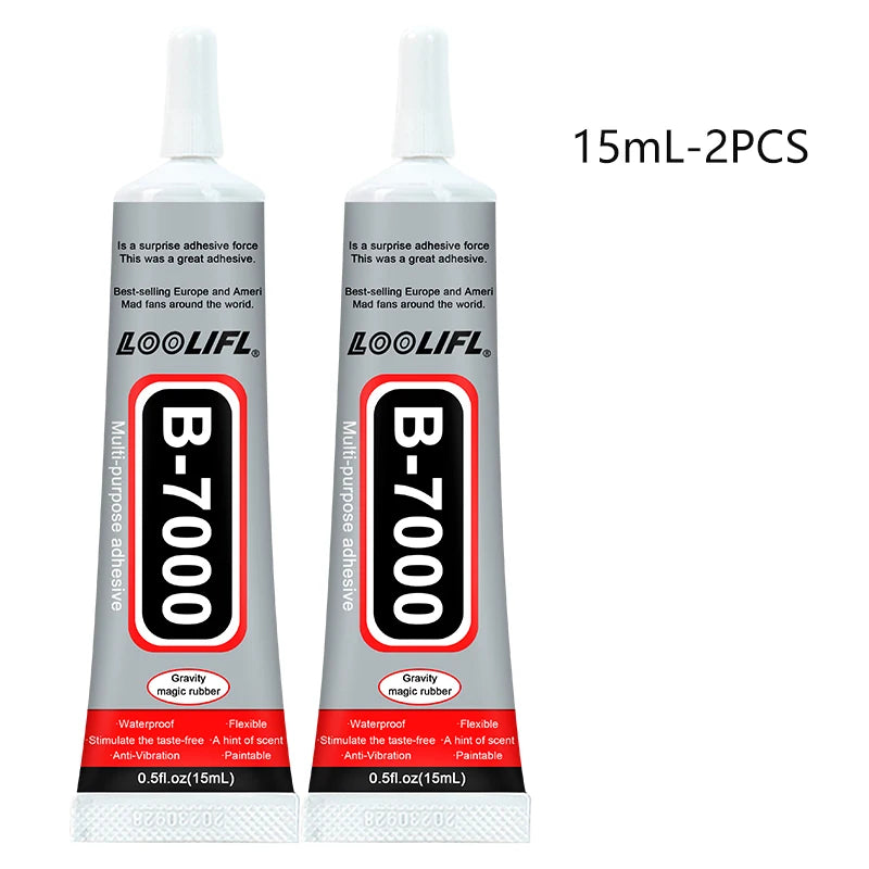 LOOLIFLsuper glue B7000 Mobile Phone Screen High-Strength Waterproof Adhesive, Universal PhoneGlass Bonding Agent,15/25/50/110ml