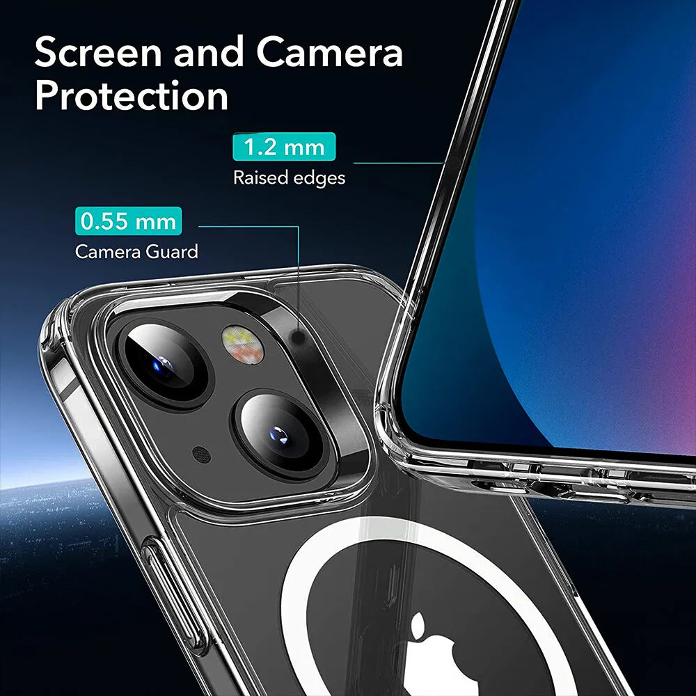 Case for iPhone 17 16 17E 15 14 13 12 Magnetic+2 Screen Glass+ 2 Camera Glass