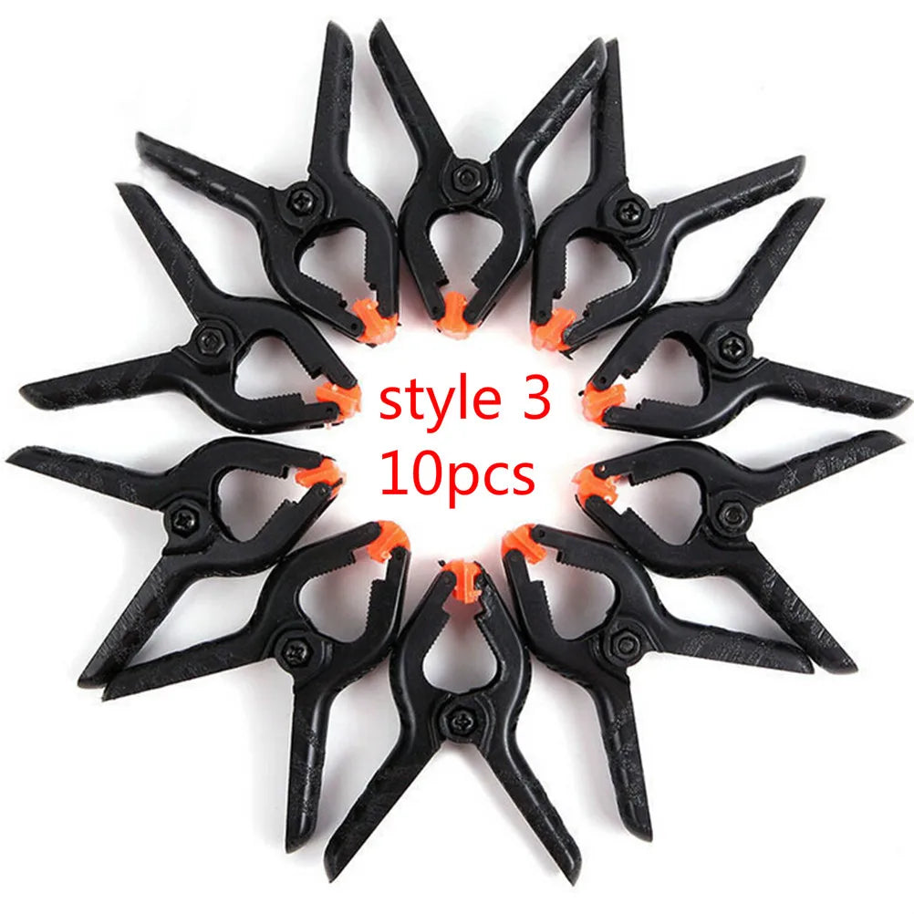 4 /6 /10pcs Spring Clamps Fixture Plastic Fastening Clips For LCD Screen Phone Non-slip Handle Repair Tools Outillage