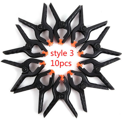 4 /6 /10pcs Spring Clamps Fixture Plastic Fastening Clips For LCD Screen Phone Non-slip Handle Repair Tools Outillage