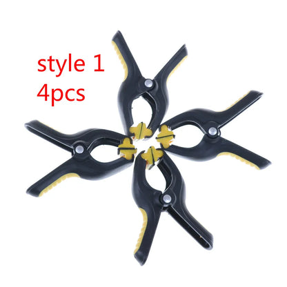 4 /6 /10pcs Spring Clamps Fixture Plastic Fastening Clips For LCD Screen Phone Non-slip Handle Repair Tools Outillage