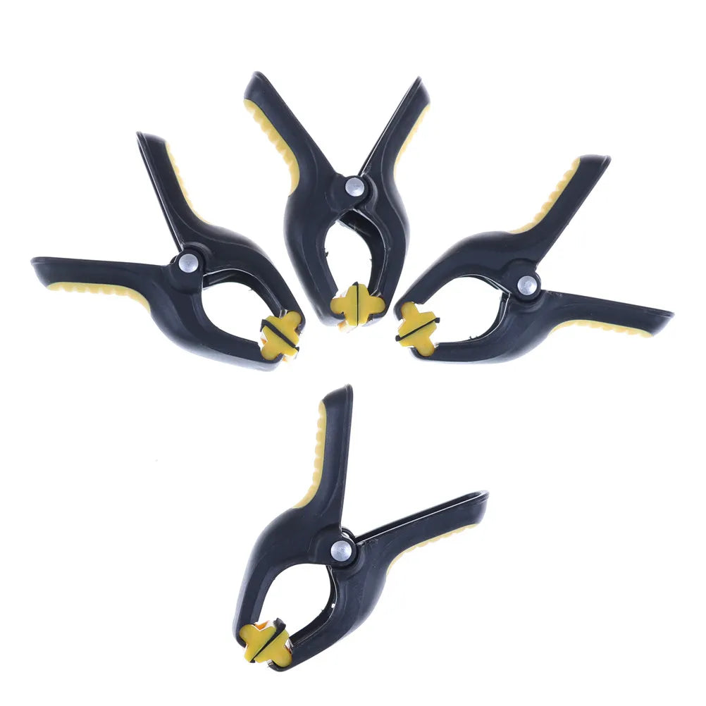 4 /6 /10pcs Spring Clamps Fixture Plastic Fastening Clips For LCD Screen Phone Non-slip Handle Repair Tools Outillage