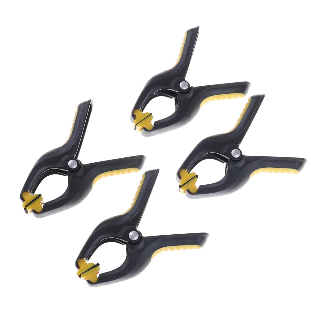 4 /6 /10pcs Spring Clamps Fixture Plastic Fastening Clips For LCD Screen Phone Non-slip Handle Repair Tools Outillage