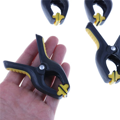 4 /6 /10pcs Spring Clamps Fixture Plastic Fastening Clips For LCD Screen Phone Non-slip Handle Repair Tools Outillage