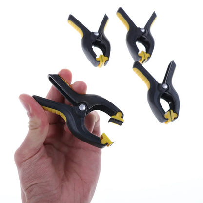 4 /6 /10pcs Spring Clamps Fixture Plastic Fastening Clips For LCD Screen Phone Non-slip Handle Repair Tools Outillage