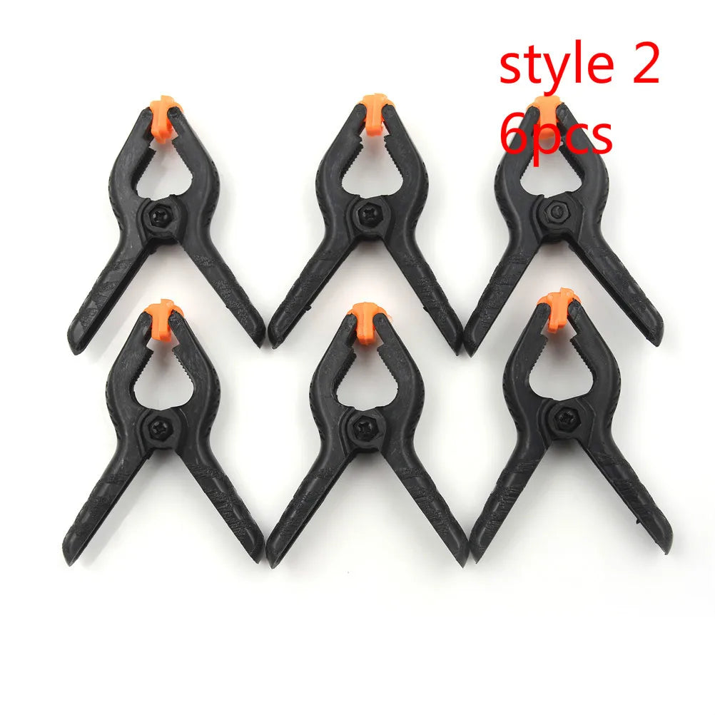 4 /6 /10pcs Spring Clamps Fixture Plastic Fastening Clips For LCD Screen Phone Non-slip Handle Repair Tools Outillage
