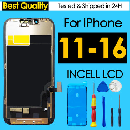 180days Warranty LCD For iPhone 13 11 11 Pro 12Pro 12 Screen Replacement Display  Digitizer For iPhone 12 13 Mini 14 15 Pro Max