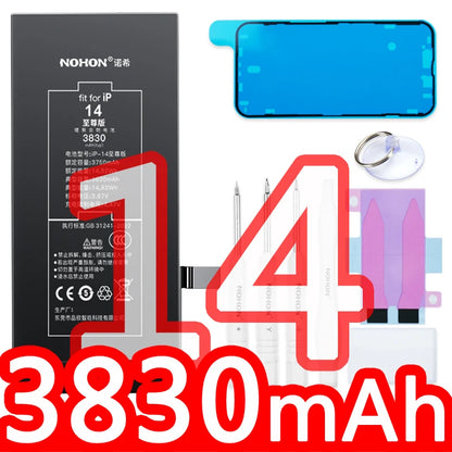 NOHON phone Battery for Apple Iphone 5 6 S 7 8plus X Xr Xs Max 11 12 Pro 13 14 plus Replacement Bateria Lithium Polymer Bateria