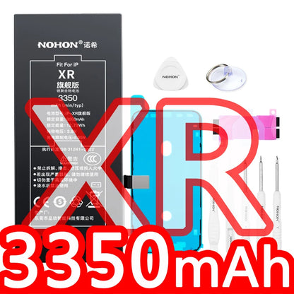 NOHON phone Battery for Apple Iphone 5 6 S 7 8plus X Xr Xs Max 11 12 Pro 13 14 plus Replacement Bateria Lithium Polymer Bateria