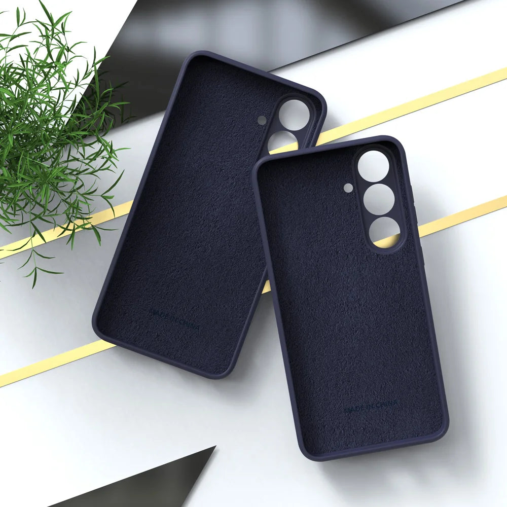 For Samsung Galaxy S26 S25 S24 S23 S22 S21 S20 Case Liquid Silicone Soft-Touch Shell S25 FE S26 Ultra S26 Plus S24FE Full Cover