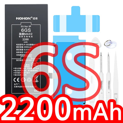 NOHON phone Battery for Apple Iphone 5 6 S 7 8plus X Xr Xs Max 11 12 Pro 13 14 plus Replacement Bateria Lithium Polymer Bateria