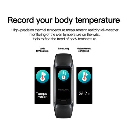 AMOLED Smartwatch Body Temperature Monitor Fitness Clock Sports 3ATM Waterproof Men Smart Watch Band for Women IOS Android 2026