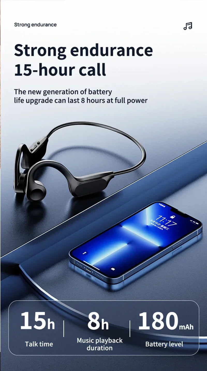 Lenovo X7 Wireless Earphone Bone Conduction Bluetooth Headphone Waterproof Hand-free With Mic For Running Sport Swimming