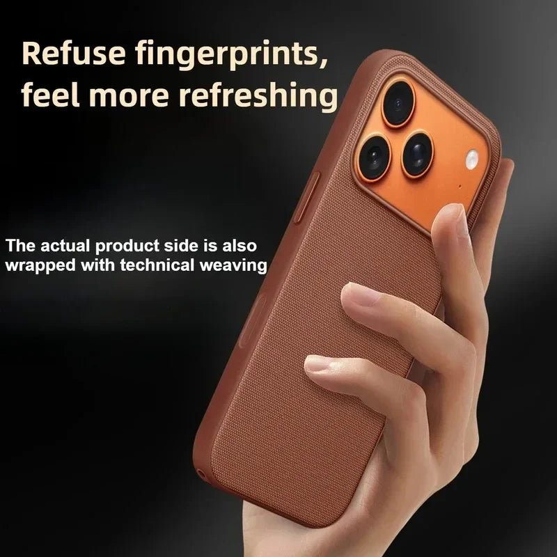 TechWoven case for iPhone 17 Pro Max for magnetic Tech Woven case for Apple 17 Pro luxury protective cover.