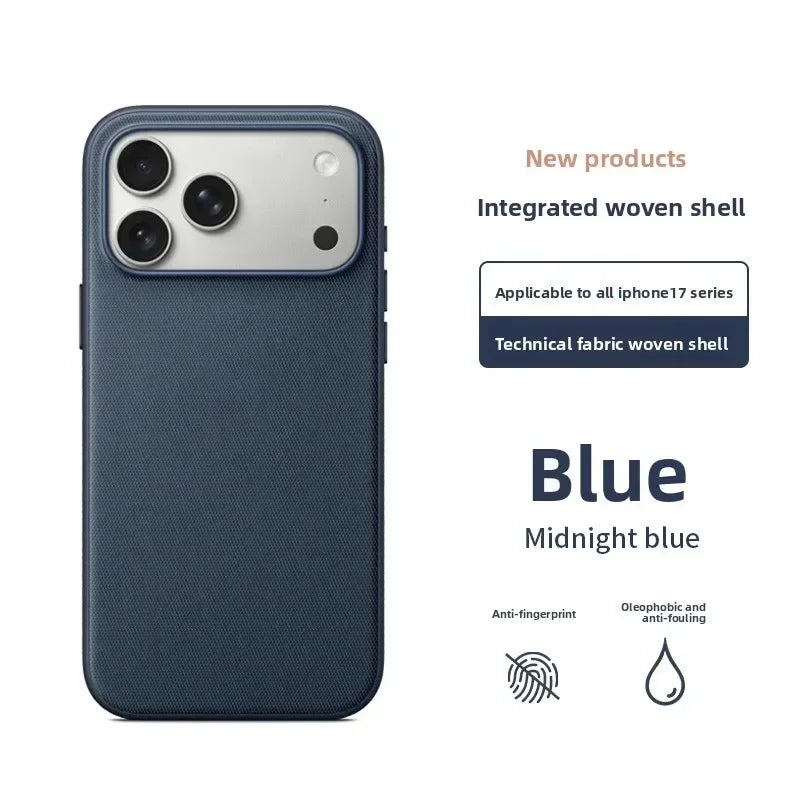TechWoven case for iPhone 17 Pro Max for magnetic Tech Woven case for Apple 17 Pro luxury protective cover.