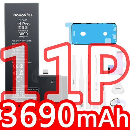 NOHON phone Battery for Apple Iphone 5 6 S 7 8plus X Xr Xs Max 11 12 Pro 13 14 plus Replacement Bateria Lithium Polymer Bateria