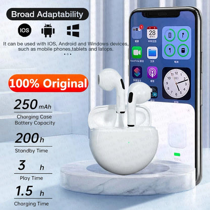 Original Wireless Bluetooth Earphones In Ear Earbuds Sports Noise Cancelling Air Pro TWS Max Headset For Apple iPhone Headphones
