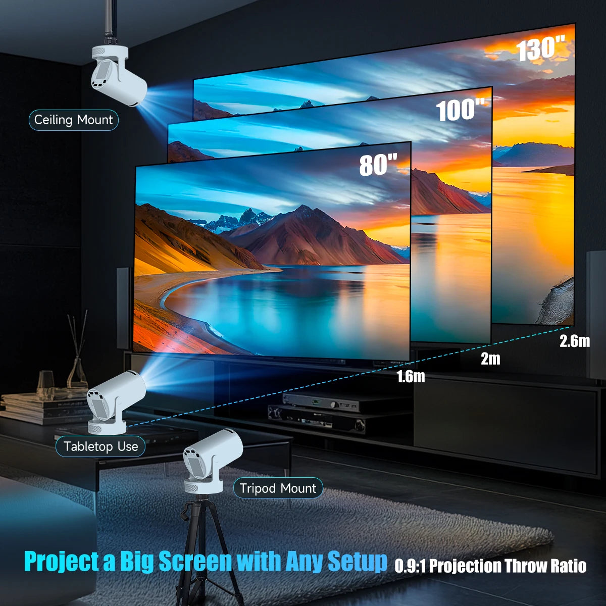 Vidéoprojecteur Portable 8K