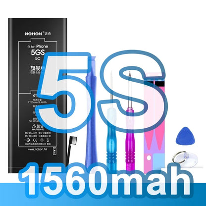 NOHON phone Battery for Apple Iphone 5 6 S 7 8plus X Xr Xs Max 11 12 Pro 13 14 plus Replacement Bateria Lithium Polymer Bateria