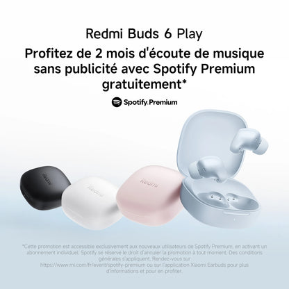 Redmi Buds 6 Play – Écouteurs Bluetooth Sans Fil