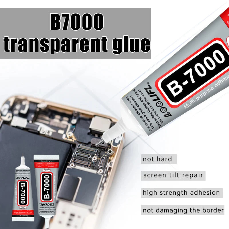 LOOLIFLsuper glue B7000 Mobile Phone Screen High-Strength Waterproof Adhesive, Universal PhoneGlass Bonding Agent,15/25/50/110ml