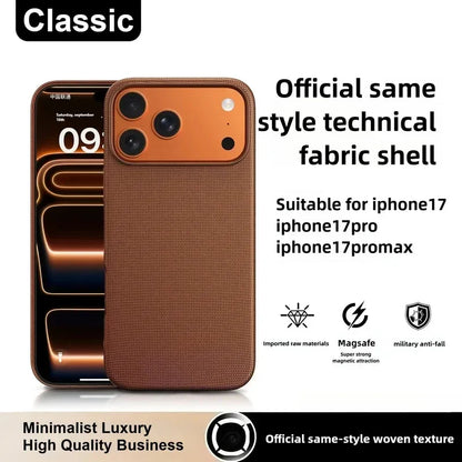 TechWoven case for iPhone 17 Pro Max for magnetic Tech Woven case for Apple 17 Pro luxury protective cover.