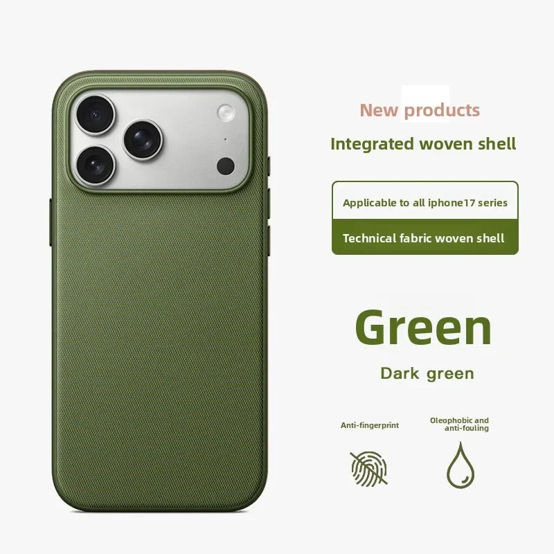 TechWoven case for iPhone 17 Pro Max for magnetic Tech Woven case for Apple 17 Pro luxury protective cover.
