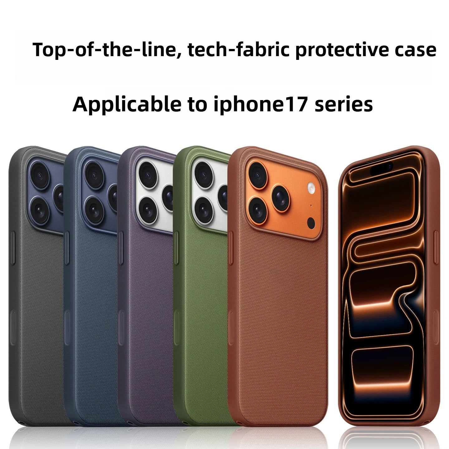 TechWoven case for iPhone 17 Pro Max for magnetic Tech Woven case for Apple 17 Pro luxury protective cover.