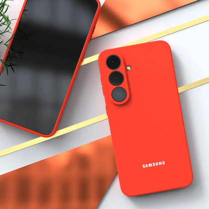 For Samsung Galaxy S26 S25 S24 S23 S22 S21 S20 Case Liquid Silicone Soft-Touch Shell S25 FE S26 Ultra S26 Plus S24FE Full Cover