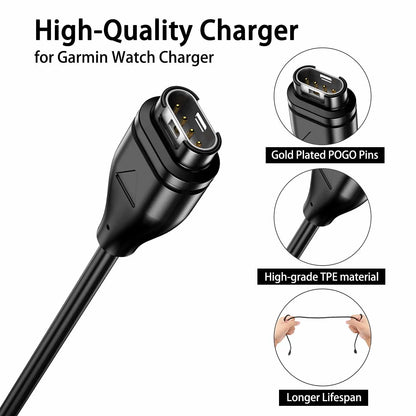 Câble Chargeur USB 1 m pour Montres Garmin