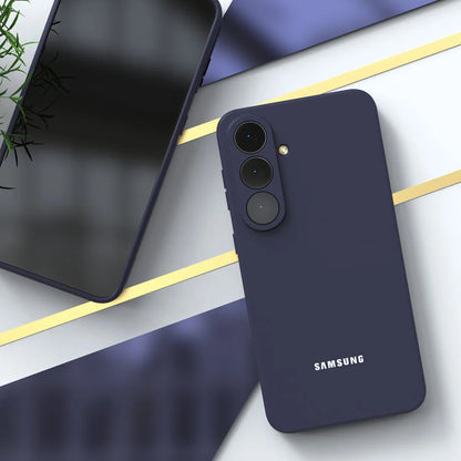 For Samsung Galaxy S26 S25 S24 S23 S22 S21 S20 Case Liquid Silicone Soft-Touch Shell S25 FE S26 Ultra S26 Plus S24FE Full Cover