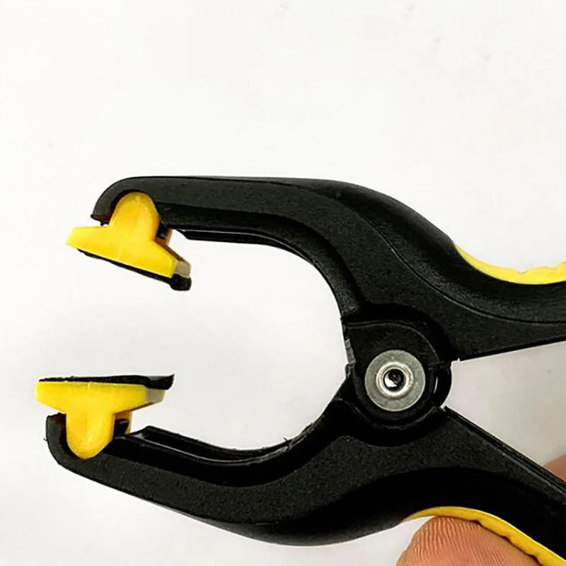 4 /6 /10pcs Spring Clamps Fixture Plastic Fastening Clips For LCD Screen Phone Non-slip Handle Repair Tools Outillage