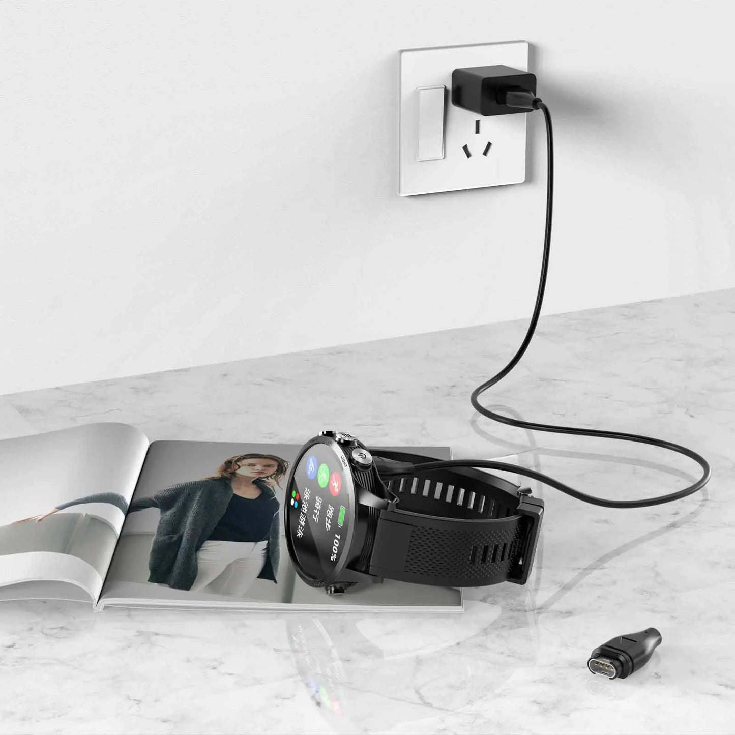 Câble Chargeur USB 1 m pour Montres Garmin