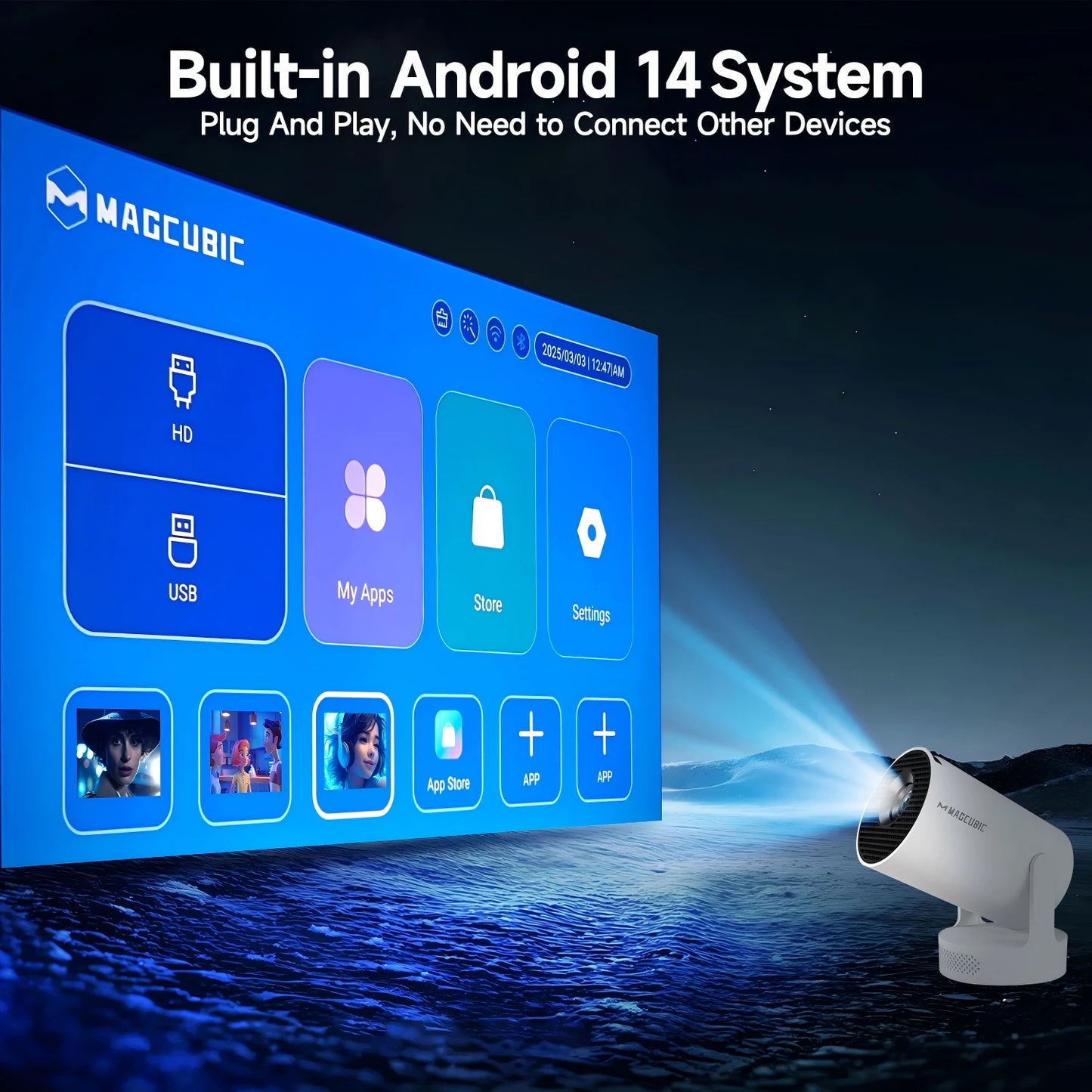 Vidéoprojecteur Portable 8K