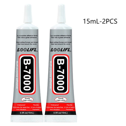 LOOLIFLsuper glue B7000 Mobile Phone Screen High-Strength Waterproof Adhesive, Universal PhoneGlass Bonding Agent,15/25/50/110ml