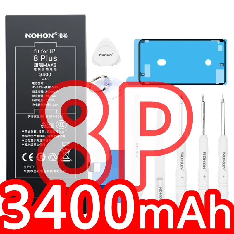 NOHON phone Battery for Apple Iphone 5 6 S 7 8plus X Xr Xs Max 11 12 Pro 13 14 plus Replacement Bateria Lithium Polymer Bateria