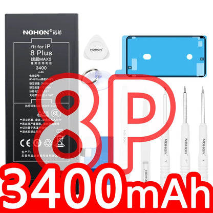 NOHON phone Battery for Apple Iphone 5 6 S 7 8plus X Xr Xs Max 11 12 Pro 13 14 plus Replacement Bateria Lithium Polymer Bateria