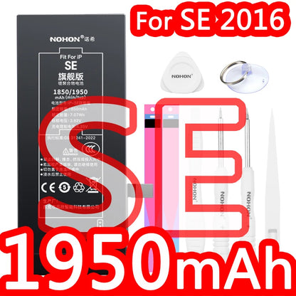 NOHON phone Battery for Apple Iphone 5 6 S 7 8plus X Xr Xs Max 11 12 Pro 13 14 plus Replacement Bateria Lithium Polymer Bateria