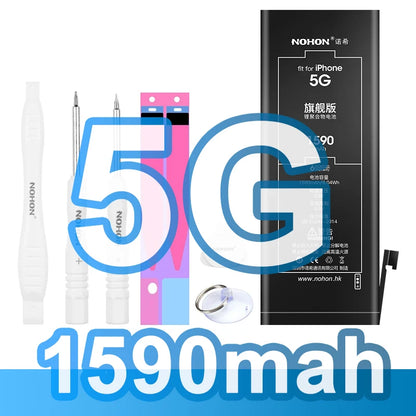 NOHON phone Battery for Apple Iphone 5 6 S 7 8plus X Xr Xs Max 11 12 Pro 13 14 plus Replacement Bateria Lithium Polymer Bateria