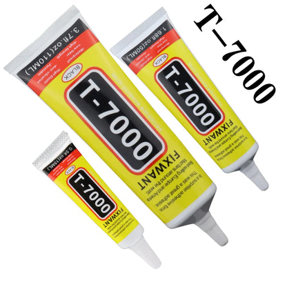 T7000 Black Soft Adhesive T-7000 Computer Cell Phone Touch Screen Repair Frame Anti-vibration Universal Glue 15/50/110ML