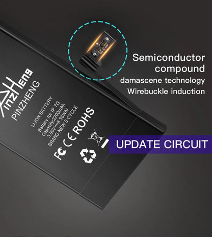 PINZHENG Battery For iPhone X XR XS 11 12 13 Mini Max Pro Promax Real High Capacity Replacement Bateria Warranty One Year