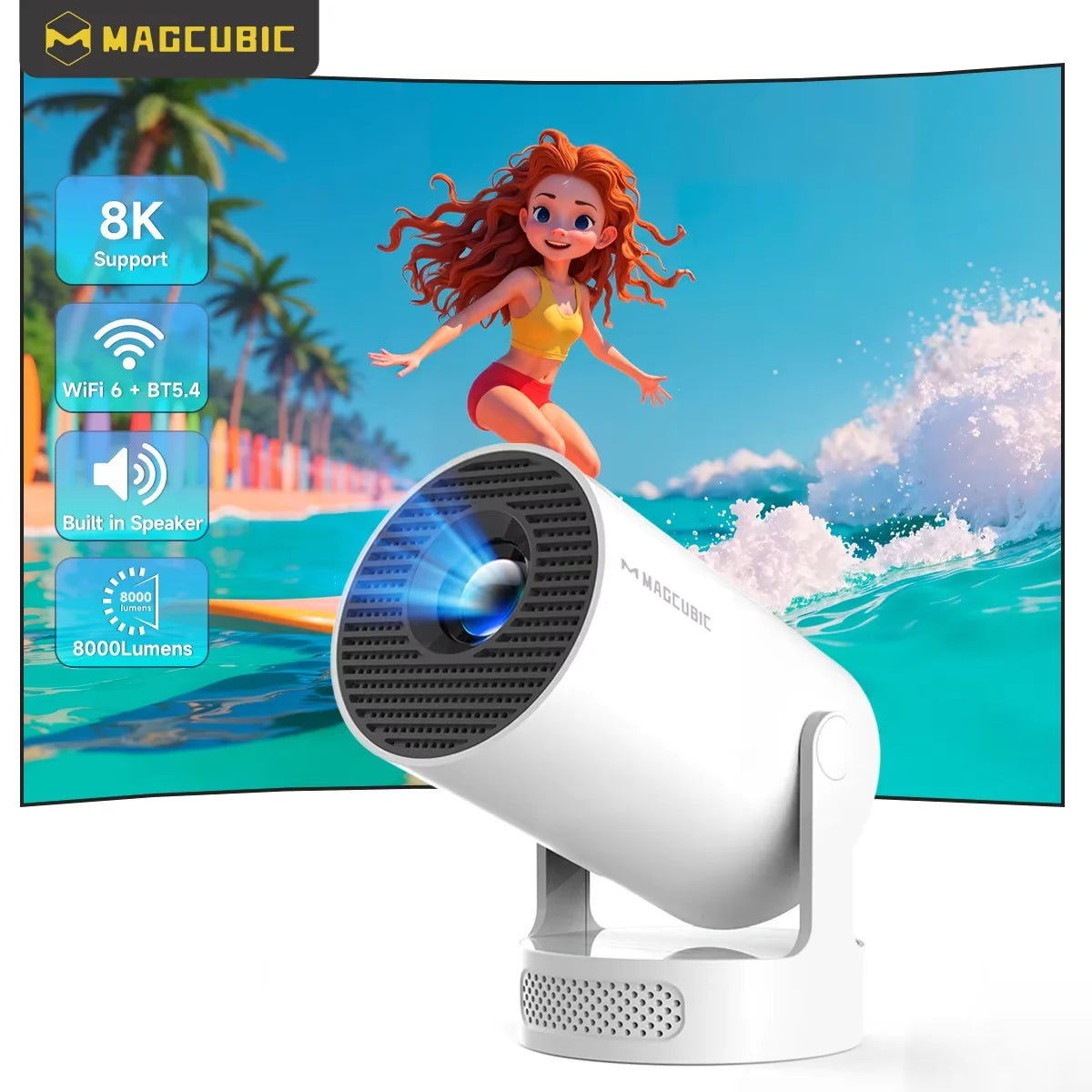 Vidéoprojecteur Portable 8K