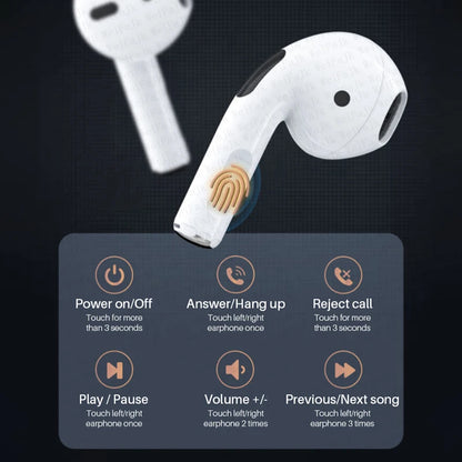 Original Wireless Bluetooth Earphones In Ear Earbuds Sports Noise Cancelling Air Pro TWS Max Headset For Apple iPhone Headphones