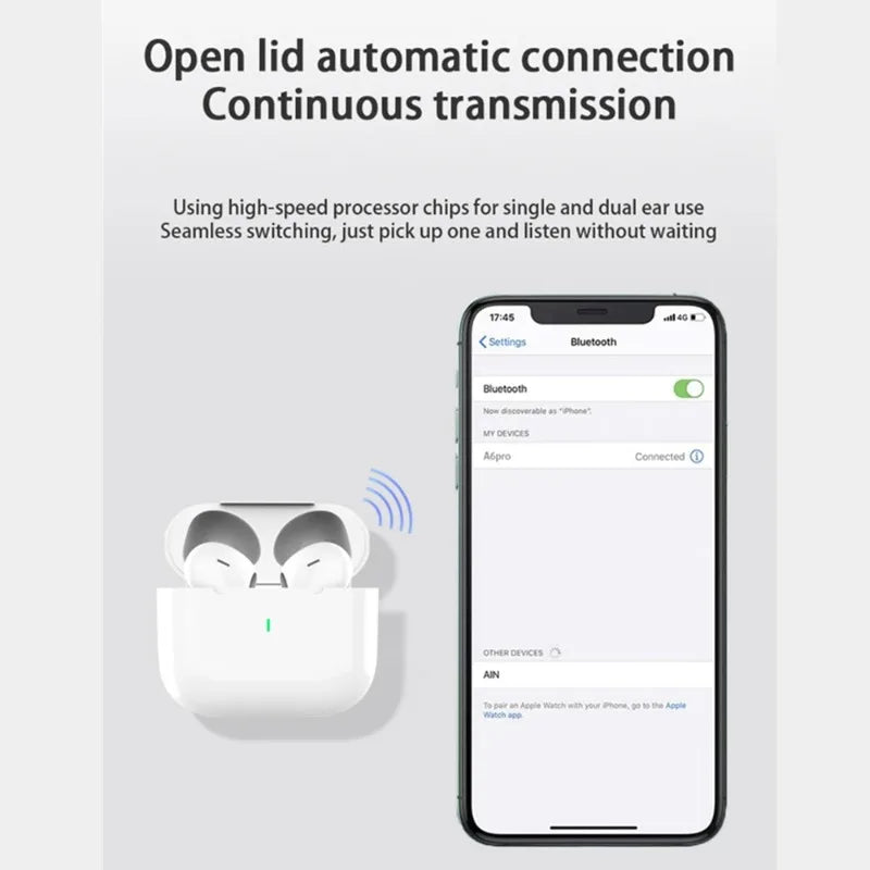 New Air Pro True Wireless Bluetooth Earphones Headphones HiFi Sound  Latency ANC Noise Reduction Earbuds for IPhone Android