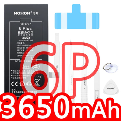 NOHON phone Battery for Apple Iphone 5 6 S 7 8plus X Xr Xs Max 11 12 Pro 13 14 plus Replacement Bateria Lithium Polymer Bateria