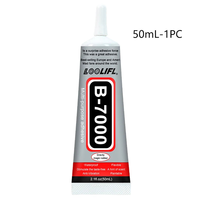 LOOLIFLsuper glue B7000 Mobile Phone Screen High-Strength Waterproof Adhesive, Universal PhoneGlass Bonding Agent,15/25/50/110ml