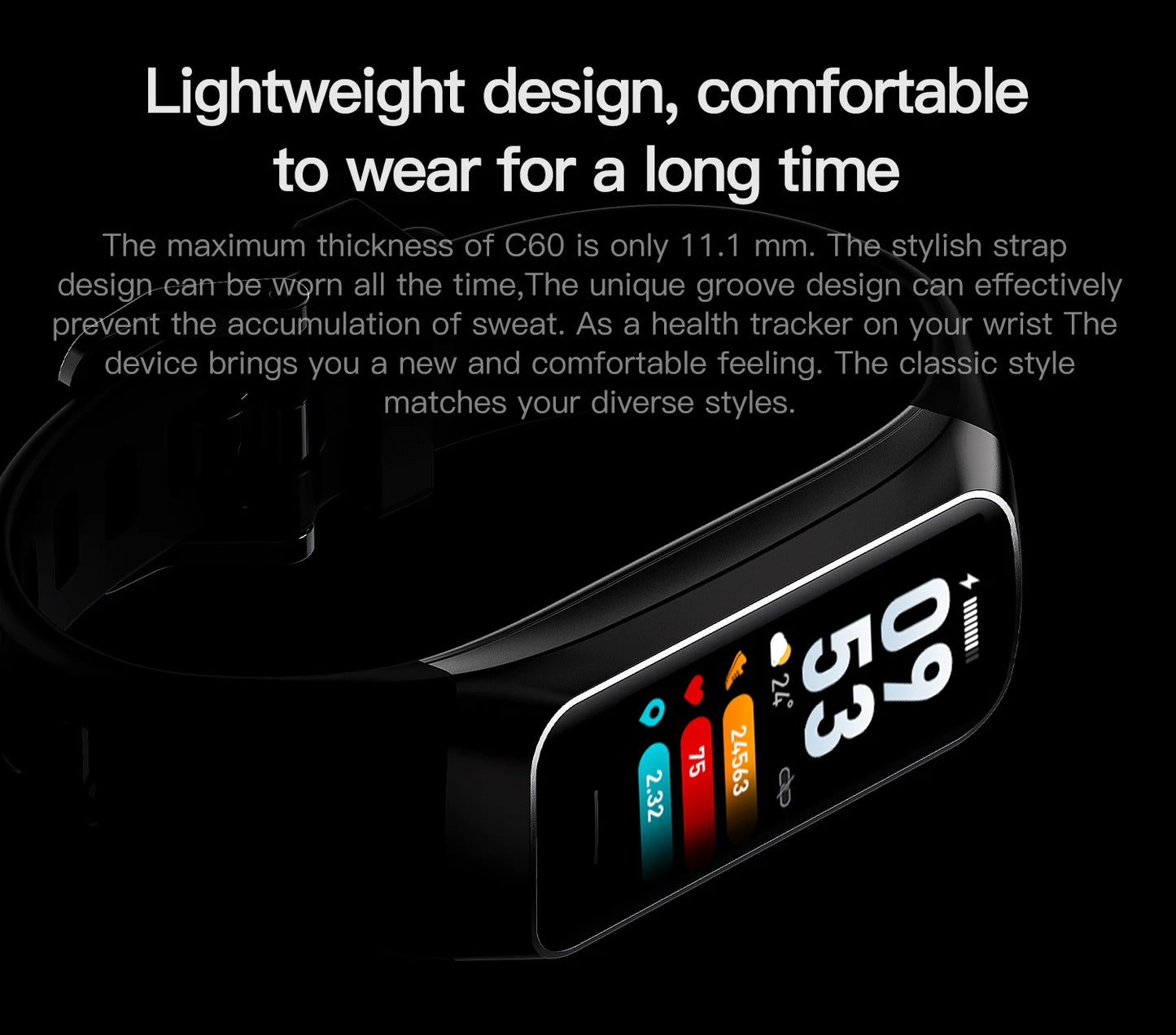 AMOLED Smartwatch Body Temperature Monitor Fitness Clock Sports 3ATM Waterproof Men Smart Watch Band for Women IOS Android 2026