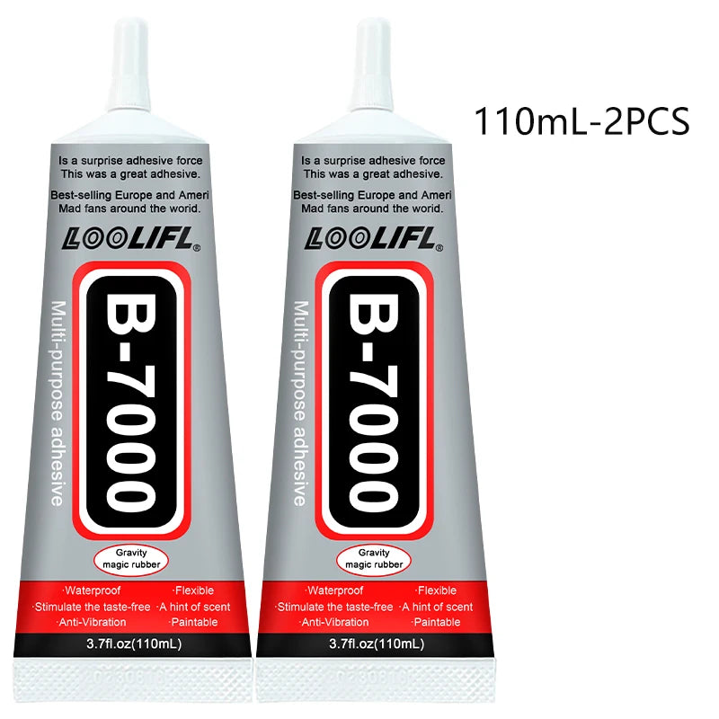 LOOLIFLsuper glue B7000 Mobile Phone Screen High-Strength Waterproof Adhesive, Universal PhoneGlass Bonding Agent,15/25/50/110ml